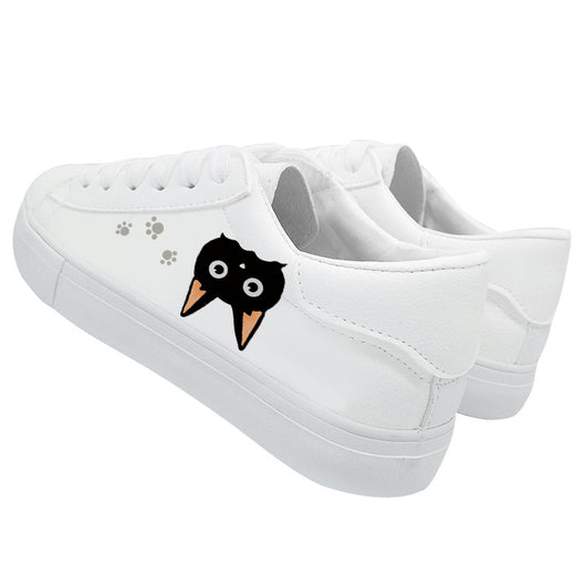 Zapatillas Casuales Anime Gato Pintadas a Mano - Image 8