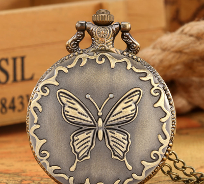 Reloj de Bolsillo Mariposa Hueca Creativo - Image 5