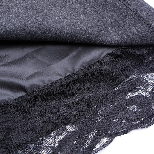 Falda de Lana Coreana para Otoño e Invierno - Image 18