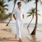 Conjunto de Playa: Polo Casual con Botones y Shorts Cómodos