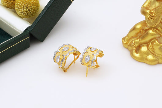 Aretes de Plata 925 Chapada en Oro - Diseño Onda Estrella Lujo Personalizado - Image 9