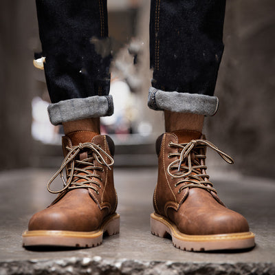 Botas Retro Madden Martin de Caña Alta para Hombre con Detalles de Herramientas
