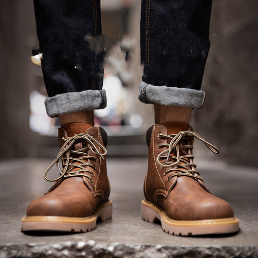 Botas Retro Madden Martin de Caña Alta para Hombre con Detalles de Herramientas