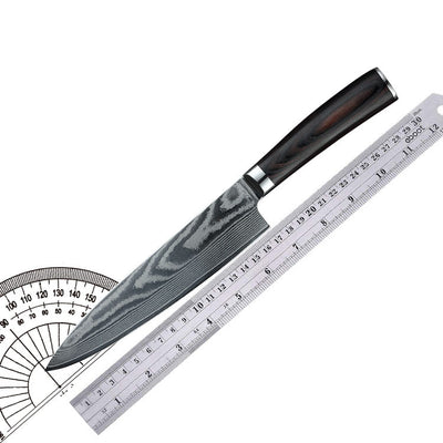 Cuchillo Chef Occidental de Damasco 8 Pulgadas - Image 3