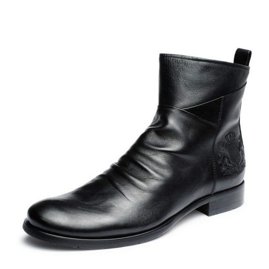 Botas Retro Altas para Hombre - Estilo Urbano Trendy - Image 2