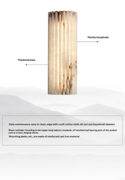 Lámpara de Pared Mármol Lujo Moderno para Habitación Hotel - Image 15
