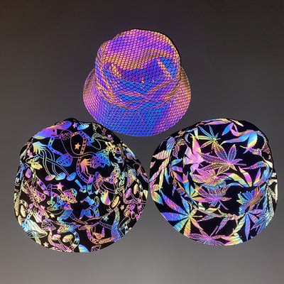 Gorra Cubo Reflectante con Estampado Colorido - Image 14