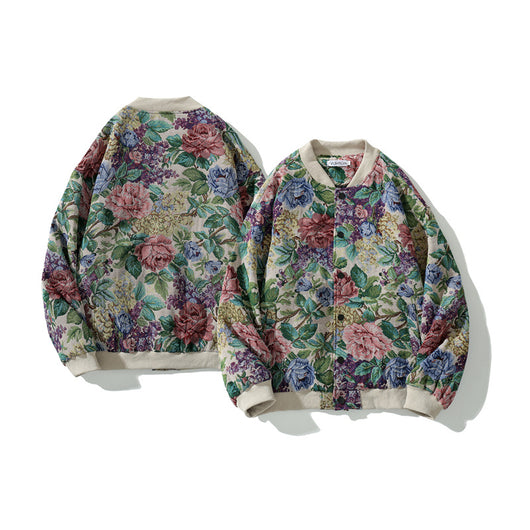 Chaqueta Harajuku Jacquard Retro para Hombre - Image 3
