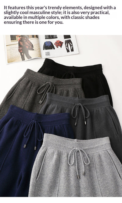 Pantalones de Cachemira Acolchados para Hombre - Comodidad Atlética Casual - Image 13