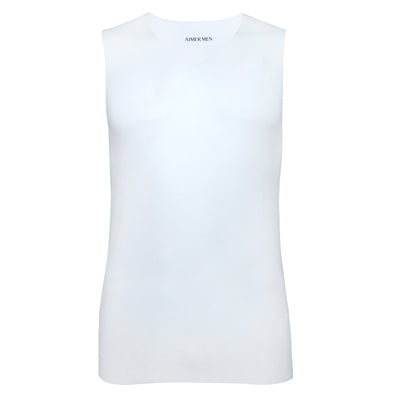 Musculosa Hombre Modal Elástica Ajustada - Colores Lisos - Image 11