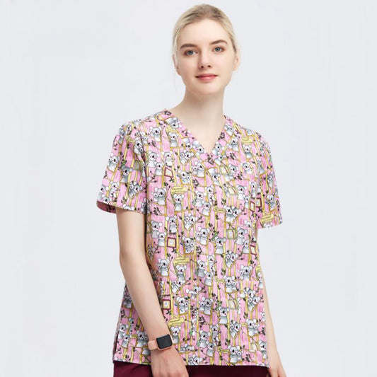 Uniforme Quirúrgico Unisex en Algodón Poliéster Estampado - Image 2
