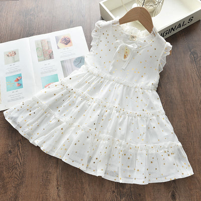 Vestido Infantil Princesa Verano con Bordado y Malla Delicada - Image 28
