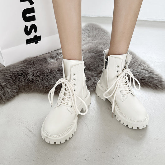 Botines Británicos para Mujer con Tacón Grueso - Image 2