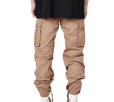 Pantalón Cargo Holgado con Cordón y Múltiples Bolsillos para Hombre - Image 5