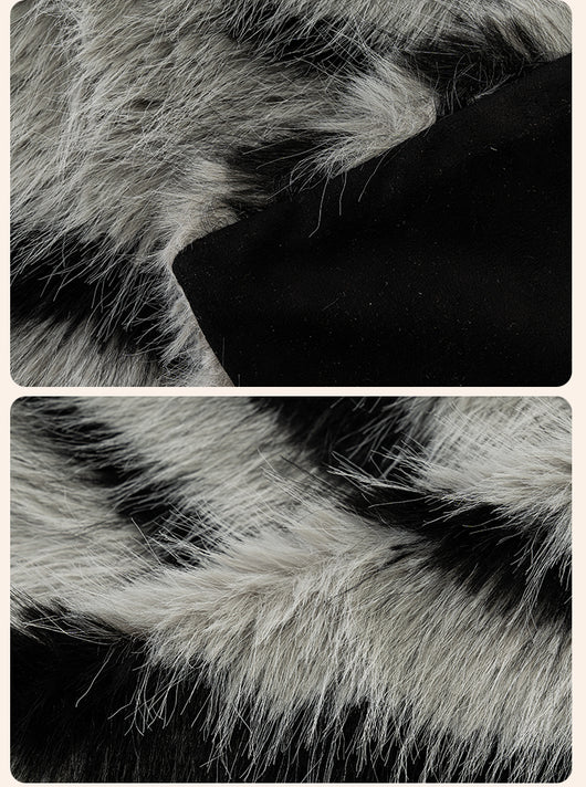 Cojín Decorativo Estampado Cebra Blanco y Negro para Sala - Image 3