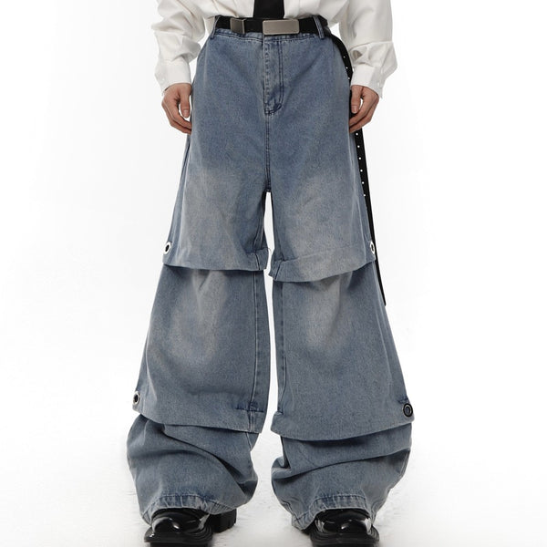 Pantalón Vaquero Cintura Alta Efecto Lavado
