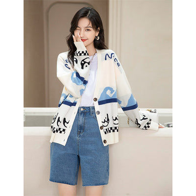 Cardigan Tejido Estampado para Mujer - Colección Otoño - Image 13