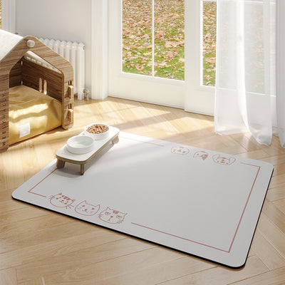 Tapete Absorbente para Comedero de Mascotas - Antideslizante y Lavable - Image 27