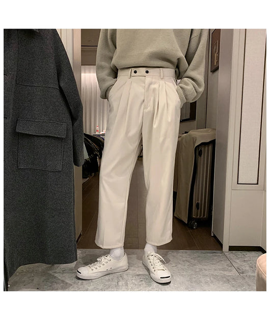Pantalones Casuales Holgados Vintage para Hombre con Detalle Colgante - Image 16