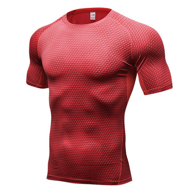 Playera Deportiva Hombre Manga Corta Secado Rápido con Estampado 3D - Image 5