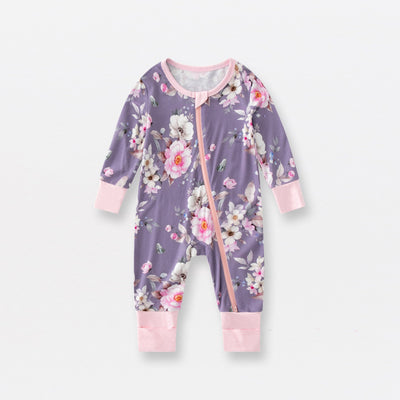 Pijama Enterizo para Bebé de Fibra de Bambú con Doble Cierre - Manga Larga Primavera Otoño - Image 9