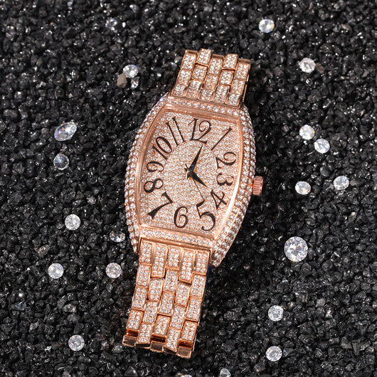 Reloj de Esfera Tonneau Grandes Diamantes - Image 16