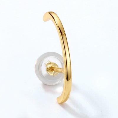 Aretes de Plata Esterlina con Circonia Blanca - Image 3