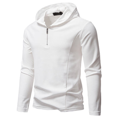 Sudadera Casual con Cierre Medio y Capucha - Manga Larga Colores Sólidos - Image 22