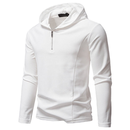 Sudadera Casual con Cierre Medio y Capucha - Manga Larga Colores Sólidos - Image 22