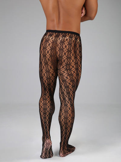 Pantimedias de Encaje Mesh Sexy para Hombre - Tejido Elástico Premium - Image 32