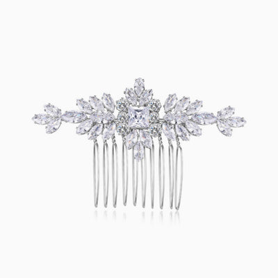 Peineta de Plata S925 con Moissanita - Accesorio Nupcial de Lujo - Image 7