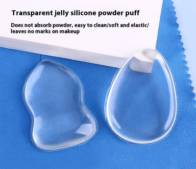 Esponja de Silicona Gota de Agua Transparente para Maquillaje - Image 13
