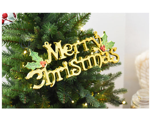 Letrero Decorativo Navideño 3D en Inglés