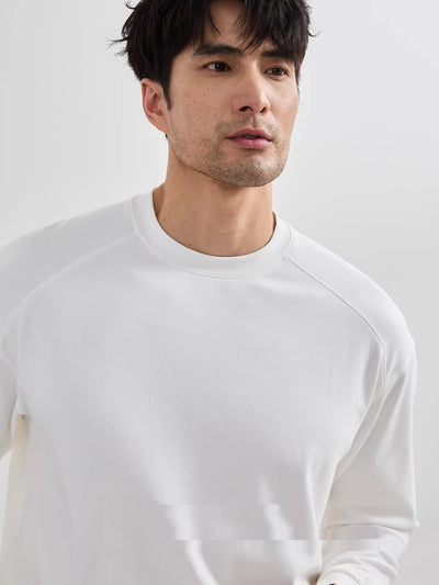 Camiseta Raglan Manga Larga Estilo Americano Colores Sólidos - Image 6