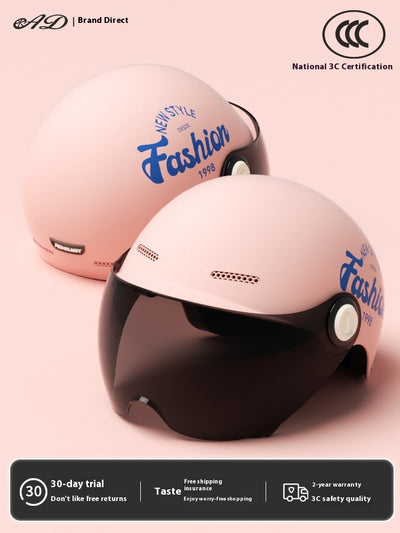 Casco Moto Semintergral Batería Universal Cuatro Estaciones - Image 18
