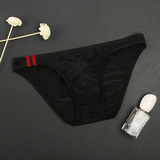 Bóxer de Seda Helada Transparente Cintura Baja para Hombre - Image 22