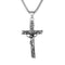 Christian Jesus Cross Pendant Religion Classic Mens Titanium Steel Necklace Factory Direct Plateado