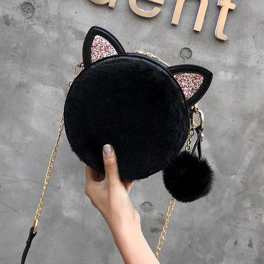 Bolso Mensajero Princesa Infantil de Peluche Suave Mediano para Niñas - Image 13