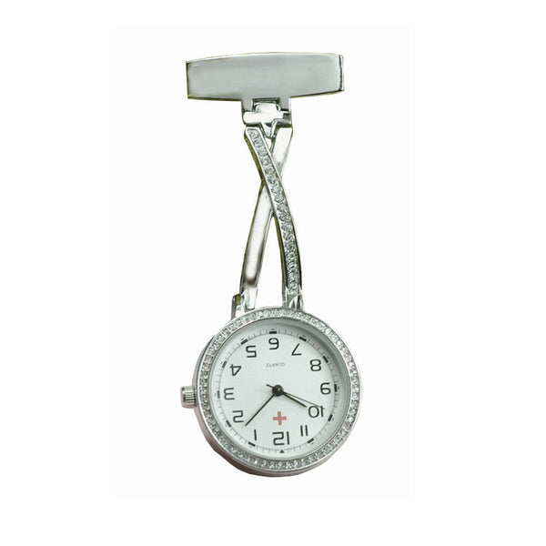 Reloj de Enfermera Colgante Retro Diamond Movement