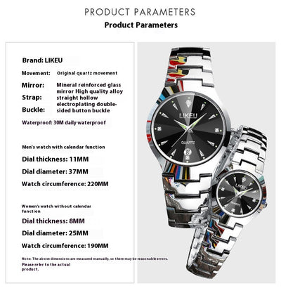 Reloj de Cuarzo Impermeable para Mujer de Temperamento Simple - Image 25