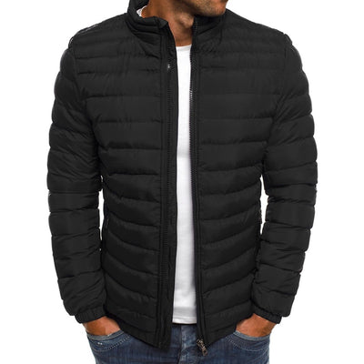 Abrigo Acolchado Impermeable para Hombre - Chaqueta Térmica de Algodón con Bolsillos - Image 21