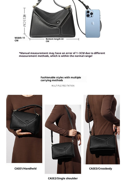 Bolso Crossbody de Cuero Genuino para Mujer - Piel de Vaca Premium - Image 9