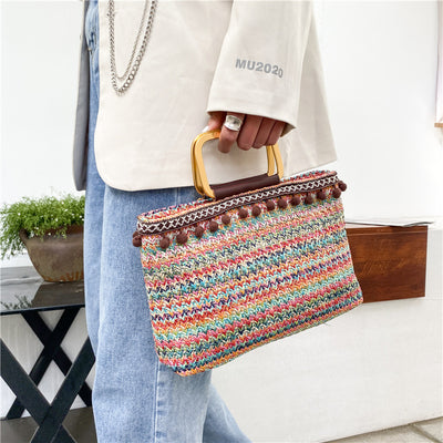 Bolsa de Hombro para Mujer con Estampado - Bolsa Casual de Tela para Compras - Image 4
