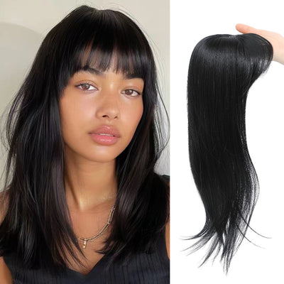 Extensión de Cabello Sintético con Clip de Hebilla - Peluca Simulada Premium - Image 6