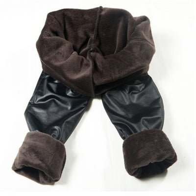 Leggins de Cuero Sintético con Forro Polar Térmico - Image 6