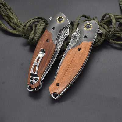 Cuchillo Táctico Plegable de Alta Dureza para Rescate y Aventura - Image 4