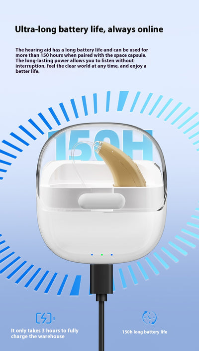Audífono Digital BTE con Reducción de Ruido y Amplificador de Sonido para Adultos Mayores - Image 10