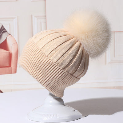Gorro de Lana Coreano para Mujer - Otoño Invierno - Image 3