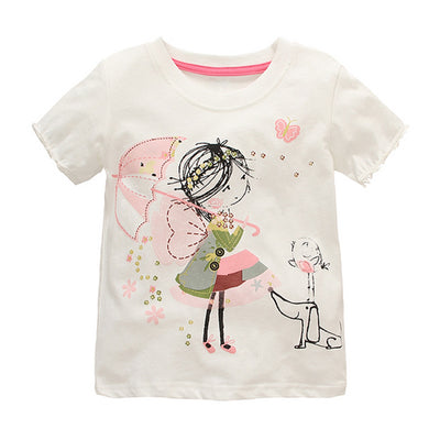 Playera Infantil de Algodón para Niña - Manga Corta - Image 5