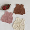 Chaleco Cardigan Tejido para Niños con Borlas